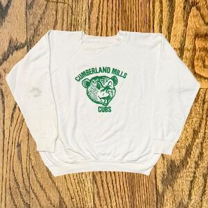 Vintage 60’s / 70’s Collegiate Style Cubs School Sweatshirt
